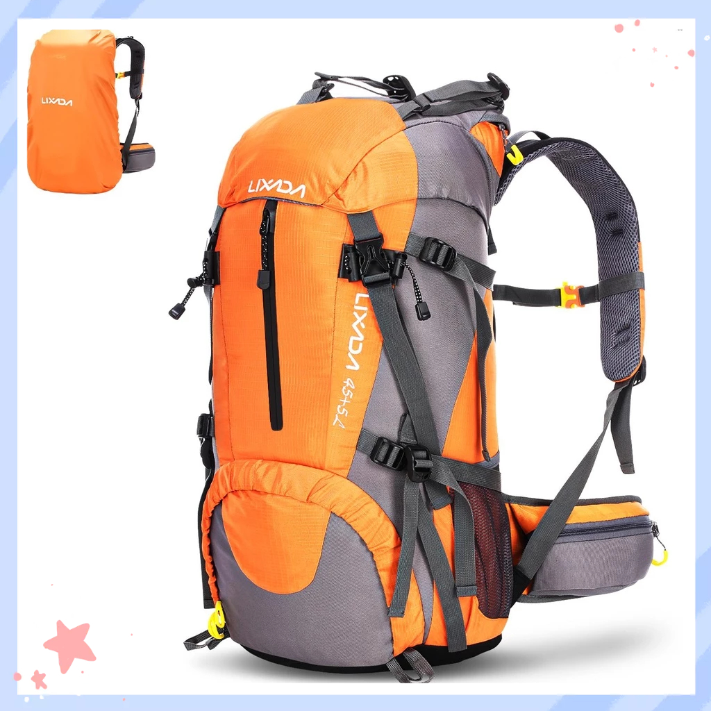 Ba Lô Leo Núi Lixada 50L Kèm Vỏ Bọc Chống Nước