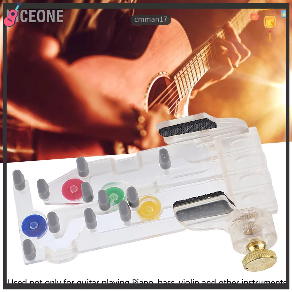 NiceOne Phụ kiện nhạc cụ Phụ kiện đàn guitar Dụng cụ tập ngón tay hợp âm guitar cmman