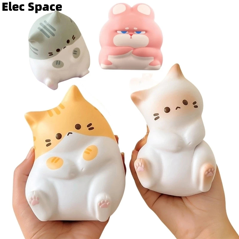 Elec Space Dễ Thương Đồ Chơi Nắn Bóp Đàn Hồi Giảm stress Hình Mèo Đáng Yêu
