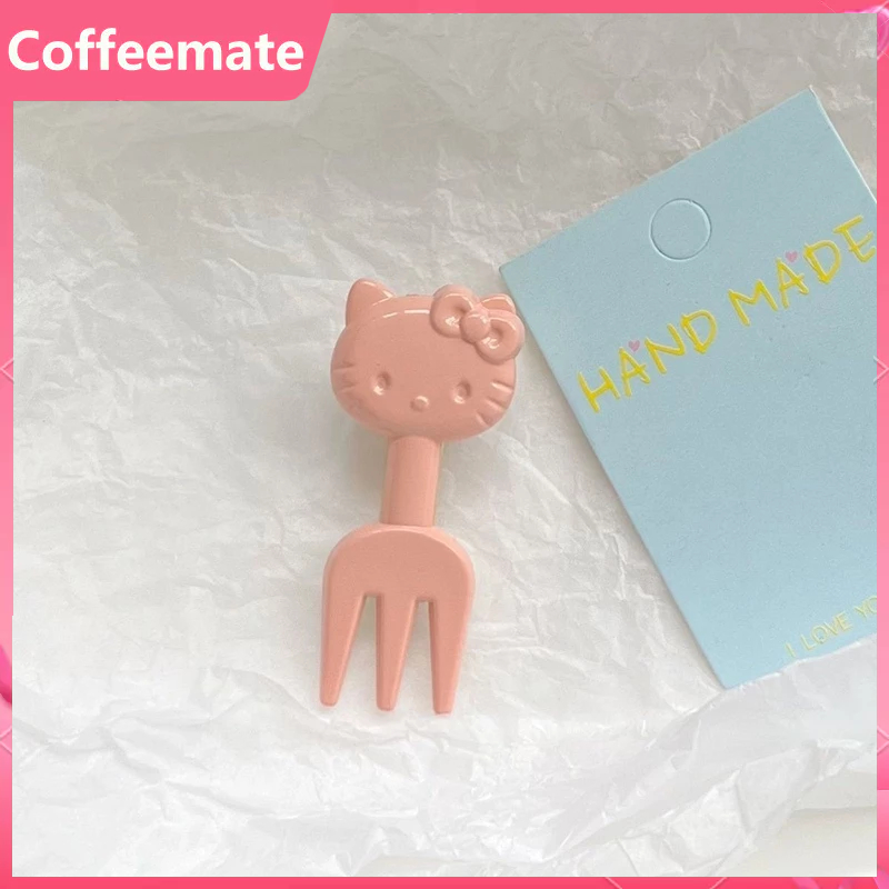 ⚡Kẹp Tóc Hình Nĩa Ăn Trái Cây Sanrio Kuromi Dễ Thương