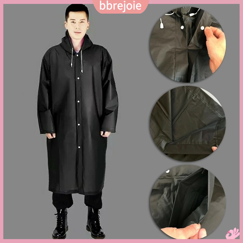 Áo Mưa pvc Dày Có Mũ Trùm Đầu Chống Thấm Nước Cho Nam Và Nữ poncho