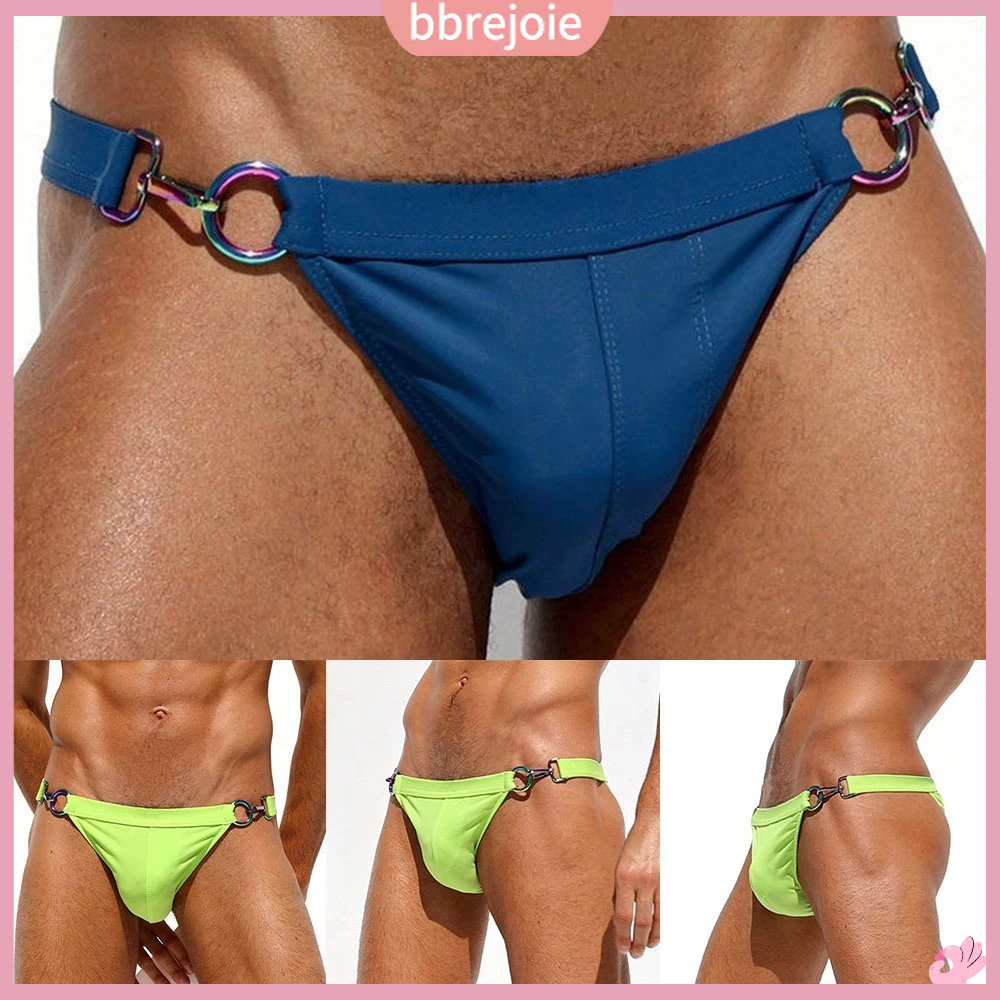 Quần Bơi Lưng Thấp Co Giãn Quyến Rũ Cho Nam Lướt Sóng Bãi Biển Lướt Sóng