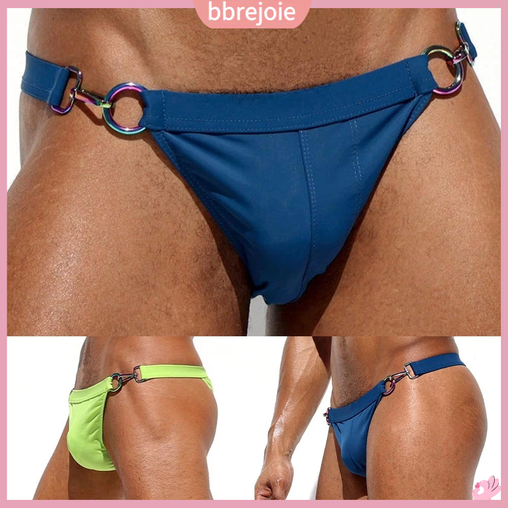 Quần Bơi Lưng Thấp Co Giãn Quyến Rũ Cho Nam Lướt Sóng Bãi Biển Lướt Sóng