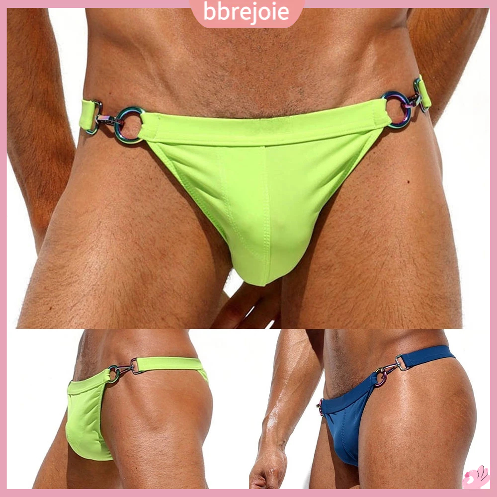 Quần Bơi Lưng Thấp Co Giãn Quyến Rũ Cho Nam Lướt Sóng Bãi Biển Lướt Sóng