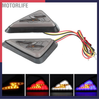 Motorlife 2 chiếc đèn LED xe máy bật tín hiệu Doucle Đèn báo rẽ lái