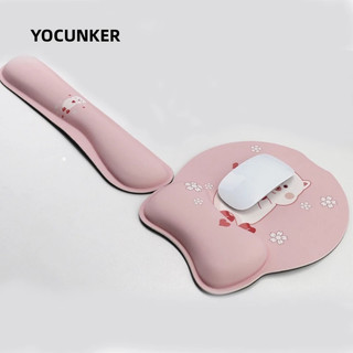 YOCUNKER Miếng lót chuột có đệm kê cổ tay chống chuột cho laptop/chơi game