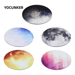 YOCUNKER Miếng Lót Chuột Cao Su Chống Trượt Hình Hành Tinh Phù Hợp Cho Máy Tính Xách Tay