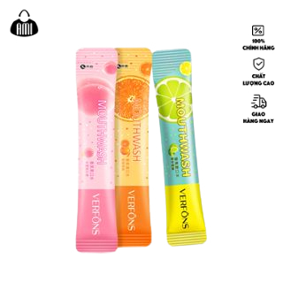 Nước súc miệng thơm fresh care fruit mouthwash portable fresh refreshing mouthwash