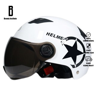 Mũ bảo hiểm xe mô tô harley chống nắng tiện dụng