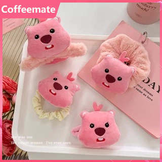 Dây Cột Tóc Lông Nhung Họa Tiết Hoạt Hình Dễ Thương Xinh Xắn