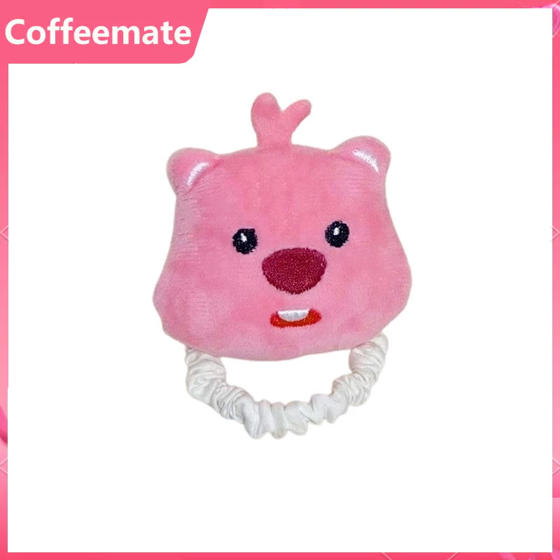 Dây Cột Tóc Lông Nhung Họa Tiết Hoạt Hình Dễ Thương Xinh Xắn