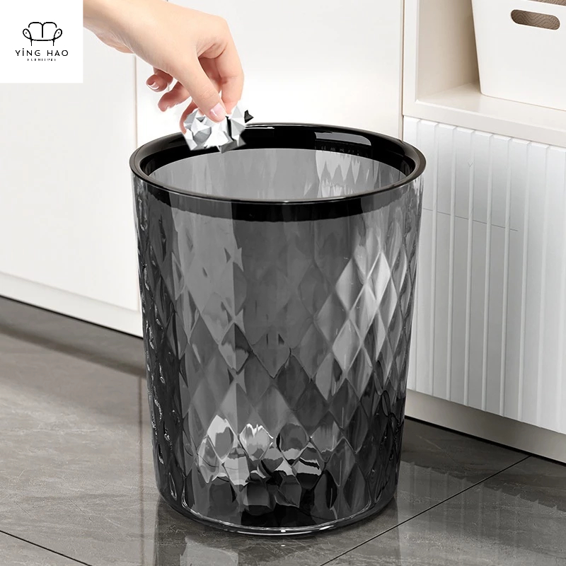 YING HAO Thùng Rác Trong Suốt Cỡ Lớn Không Có Nắp Đậy Tiện Dụng Cho Nhà Bếp / Phòng Khách / Phòng Ngủ