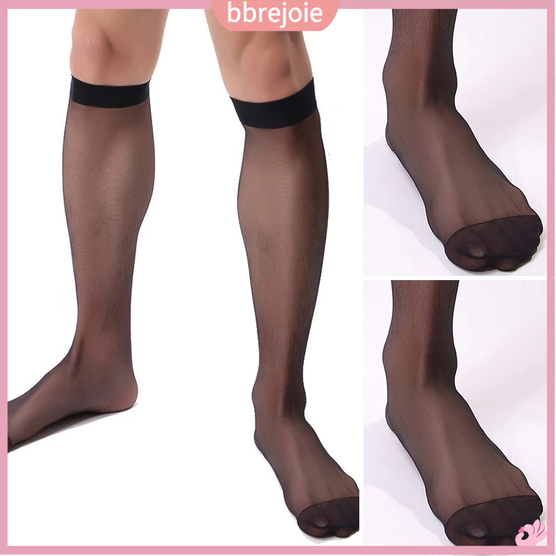 Vớ Mỏng Tàng Hình Thoáng Khí Dài Đến Giữa Bắp Chân Trong Suốt Cho Nam