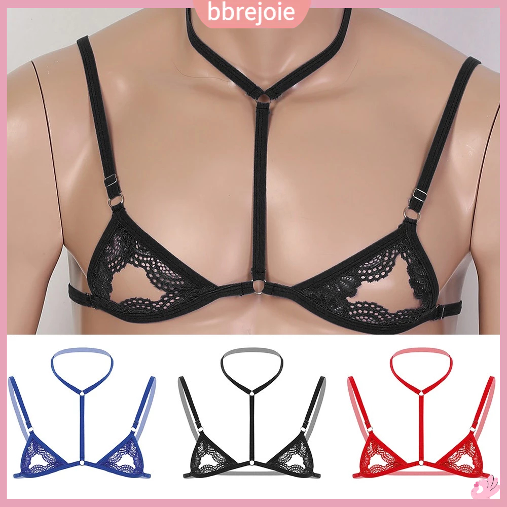 Áo Ngực Satin Xuyên Thấu Gợi Cảm Chất Lượng Cao Cho Nam