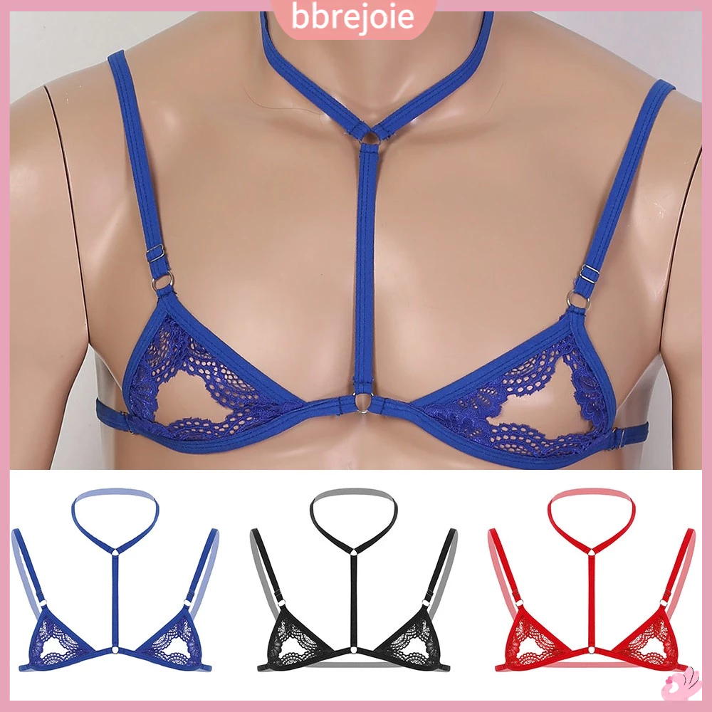 Áo Ngực Satin Xuyên Thấu Gợi Cảm Chất Lượng Cao Cho Nam