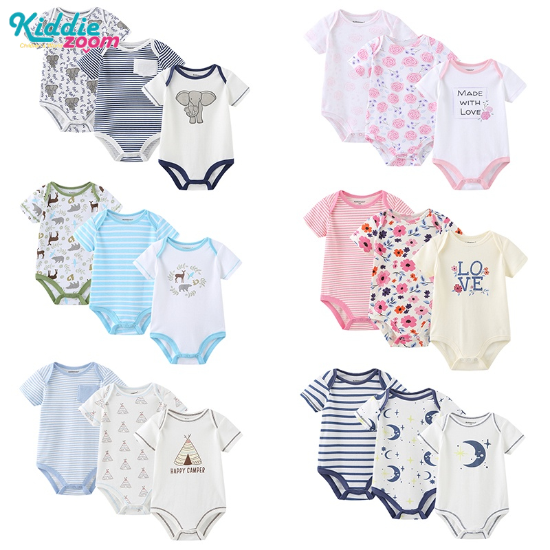 set body sut sơ sinh bé trai nous 3Pcs bộ liền em bé 0-12 tháng