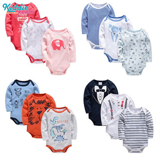 Bộ 3 mảnh áo liền quần cho bé sơ sinh từ 0-12 tháng tuổi
