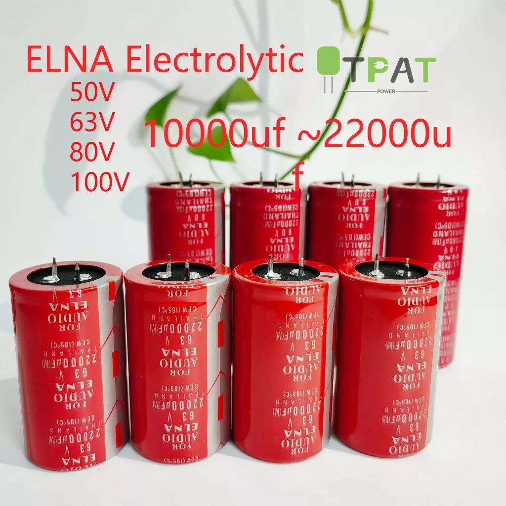 Tụ điện ENLA Điện phân màu đỏ 1.0000UF 15.000uf 22000UF 50v 63V 80V 100v pxb1