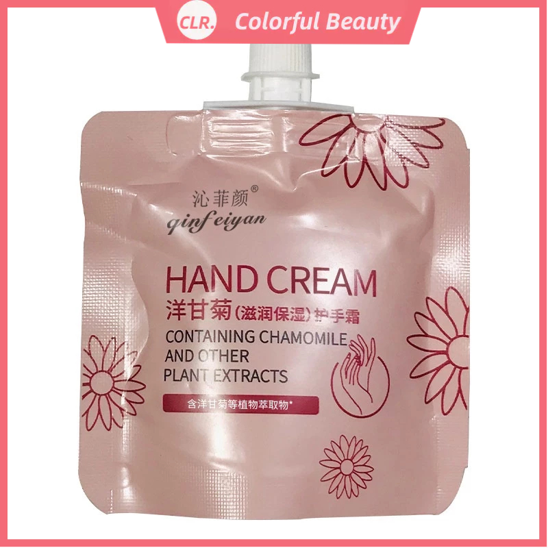 Qinfeiyan dưỡng ẩm dưỡng ẩm pocket floral hand cream xách tay mini small suction bag hand cream af6107