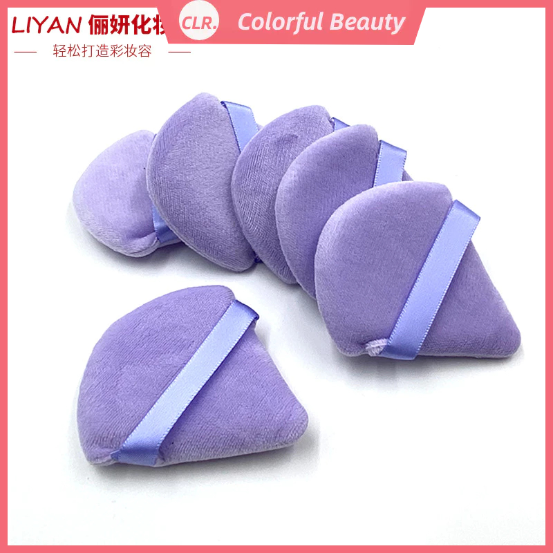 1 Mút Trang Điểm Siêu Mềm Hình Tam Giác Dạng Quạt