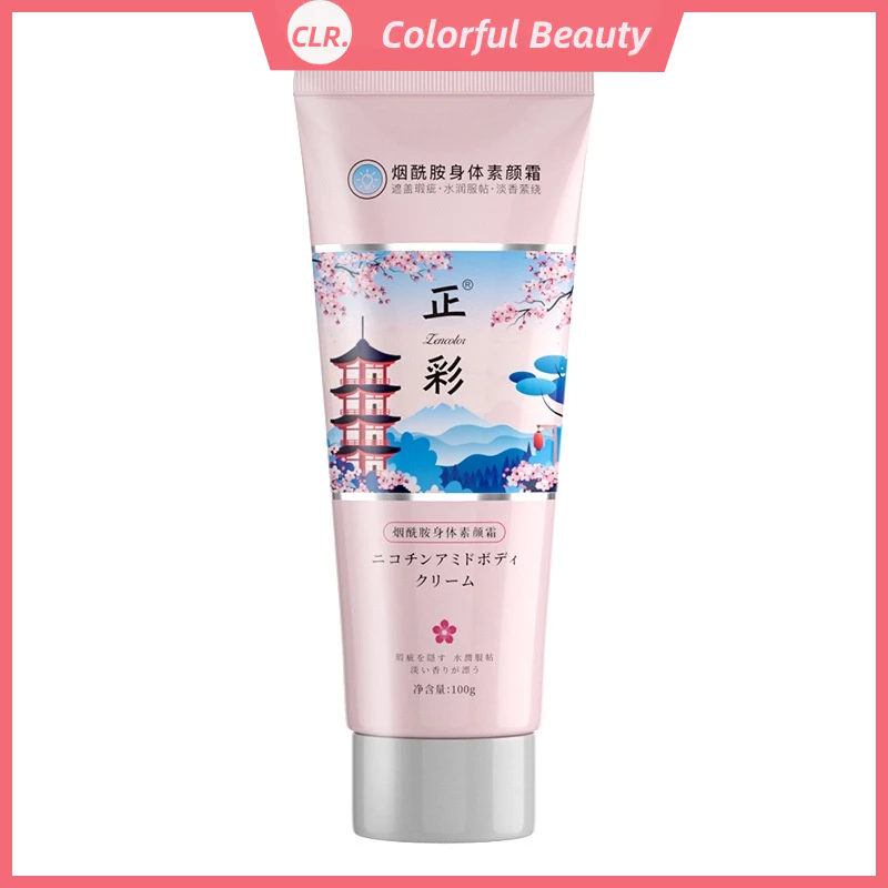 Kem trang điểm toàn thân niacinamide không làm trắng giả, làm sáng màu da và cổ, có thể dùng cho kem trang điểm lười af6104