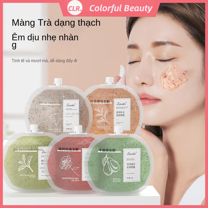 Sản phẩm phúc lợi smear mask cream gói tiện lợi jelly tea film dưỡng ẩm dưỡng ẩm rose mud film sản phẩm chăm sóc da af61110