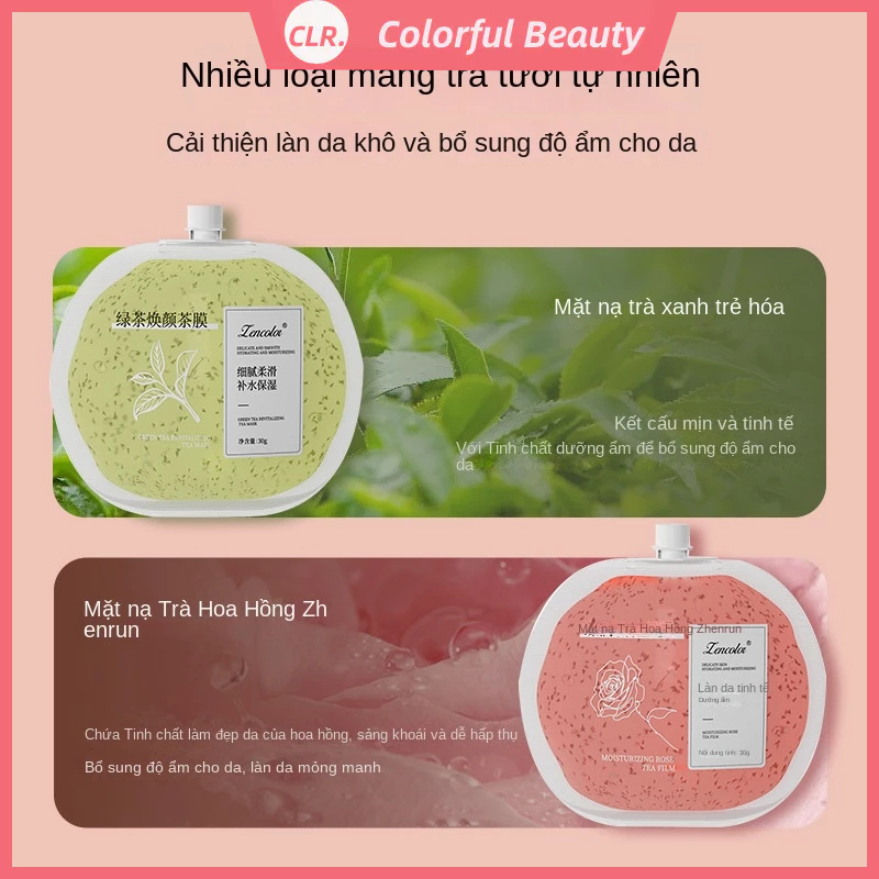 Sản phẩm phúc lợi smear mask cream gói tiện lợi jelly tea film dưỡng ẩm dưỡng ẩm rose mud film sản phẩm chăm sóc da af61110