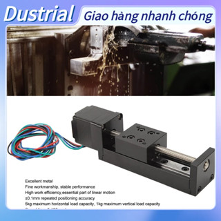 [Hàng Sẵn] 150mm Đột Quỵ Tuyến Tính Bàn Trượt Hợp Kim Mini Độ Chính Xác Cao Hình Chữ T Vít Đường Ray Đơn Chuyển Động Giai Đoạn cho trục X Y Z Dustrial