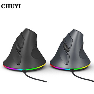 Chuyi Chuột Quang Dạng Đứng 3200dpi Có Dây Cho pc laptop