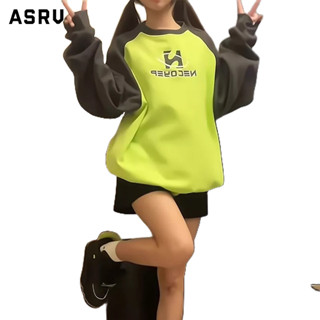 Asrv Áo Sweater In Chữ Phong Cách Đường Phố Âu Mỹ Thời Trang Cho Nam