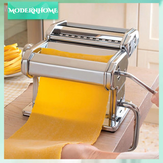 ModernHome Máy làm mì quay tay bằng thép không gỉ cán bột 7 cài đặt độ dày 0 5‑2 5mm