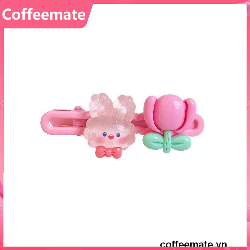 ⚡Kẹp Tóc Mái Hình Hoa Nhiều Màu Sắc Dễ Thương Cho Nữ