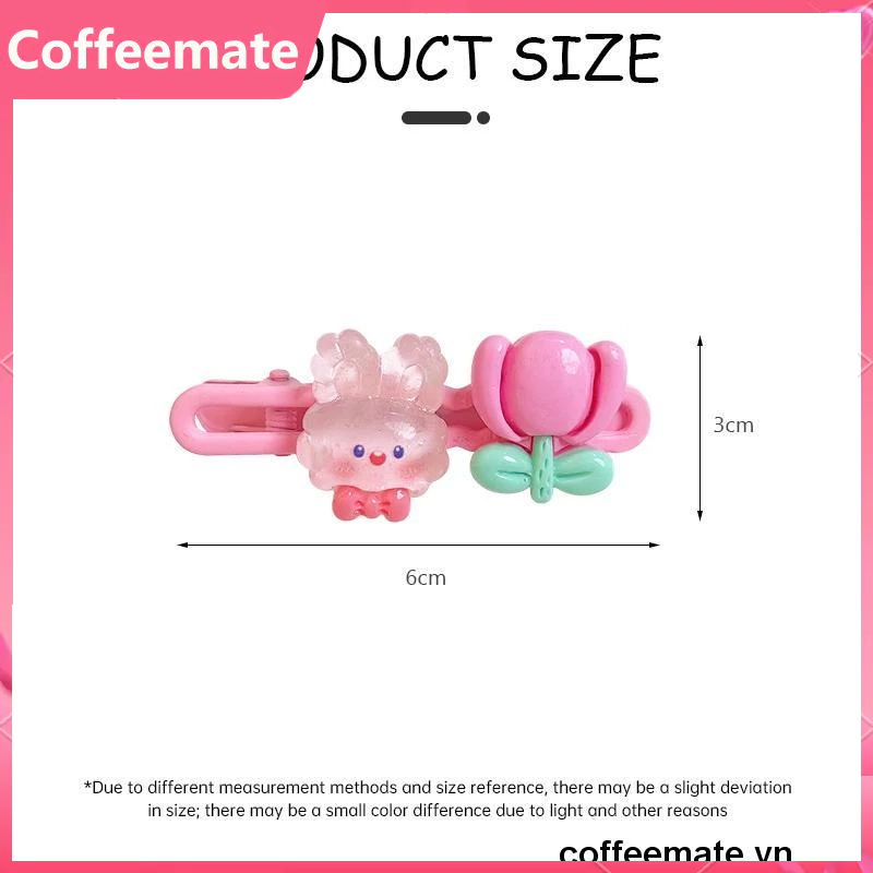 ⚡Kẹp Tóc Mái Hình Hoa Nhiều Màu Sắc Dễ Thương Cho Nữ