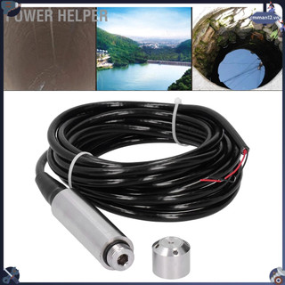 Power Helper Máy phát mức chất lỏng YB2JF Đầu dò cảm biến mực nước cáp 5m 1232VDC 420mA