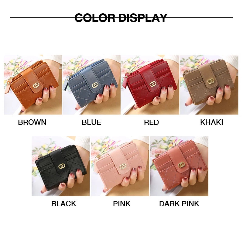 Ví da ngắn MOUSOON phong cách Hàn Quốc dành cho nữ