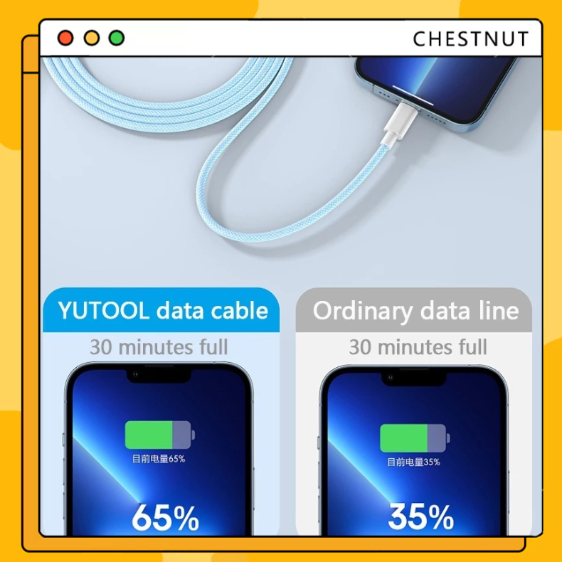 Dây Cáp Sạc Nhanh USB Type-C 20W Chuyên Dụng Cho iPhone-CT