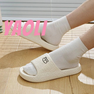YAOLI  Dép Sandal Đế Dày Chống Trượt Phong Cách Mới Cho Nữ