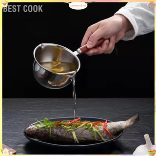 BJPKPK Best cook Nồi hâm nóng bơ mini 300ml sữa dầu bằng thép không gỉ 304 Chảo nhỏ cho nhà bếp snowa76.vn