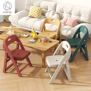 COFAZ Ghế nhựa nhỏ, ghế gia dụng dày, ghế thay giày, ghế tựa lưng trẻ em, ghế bàn cà phê dành cho người lớn, ghế gấp ghế sofa