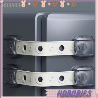 Hdbabies bộ 5 khóa tủ an toàn cho trẻ em có thể điều chỉnh bé chống ngăn kéo lạnh cửa ghế vệ sinh