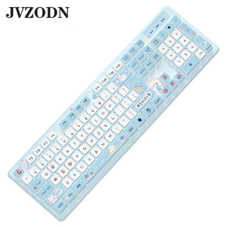 JVZODN Bàn Phím bluetooth 2.4g Hình Hoạt Hình Đáng Yêu Cho pc notebook Máy Tính Để Bàn Bàn Phím Cơ Chơi Game 104 Phím