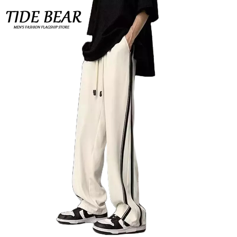 TIDE BEAR Quần Thể Thao Dây Rút Thoải Mái Cao Cấp Phong Cách Đường Phố Hàn Quốc Cho Nam