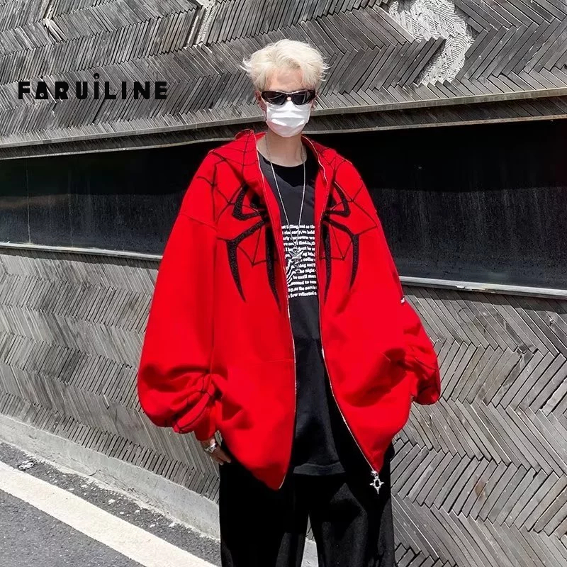 Áo Khoác hoodie Thể Thao Họa Tiết Người Nhện retro Cho Nam