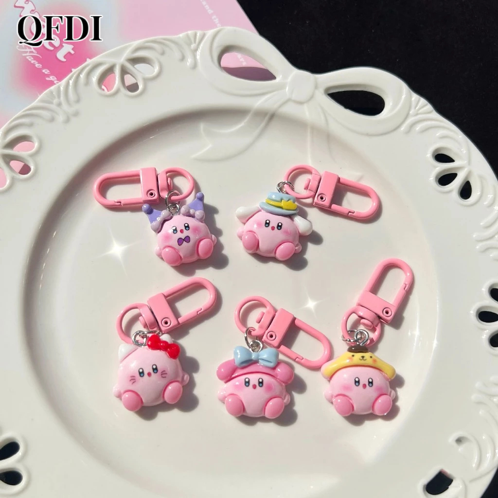 QFDI Móc Khóa Hình Búp Bê sanrio Hoạt Hình Dễ Thương