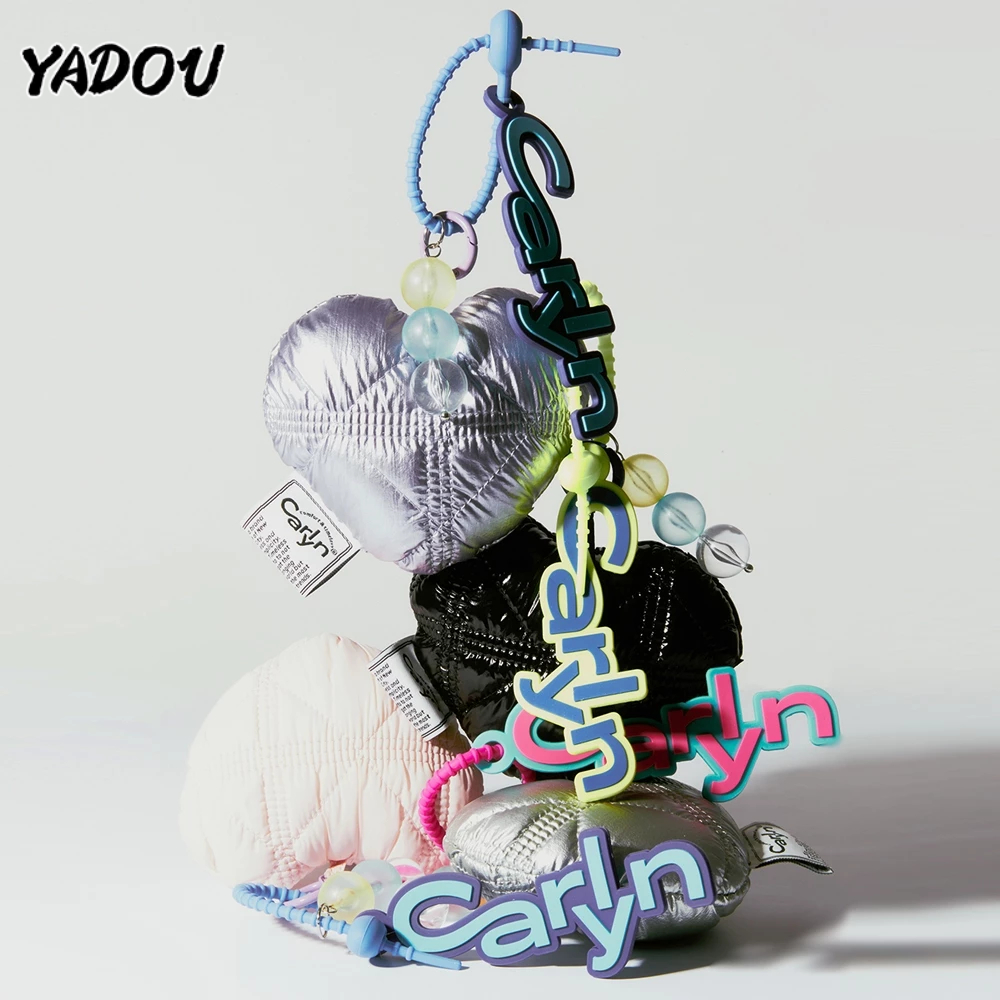 Yadou y2k Hàn Quốc carlyn Mặt Dây Chuyền Tình Yêu Thời Trang