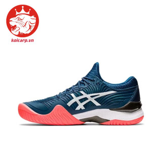  Giày Chạy Bộ tennis ASICS Court Ff 2 Dệt Cổ Thấp Màu Trắng   Xanh Dương   Hồng Cho Nam 