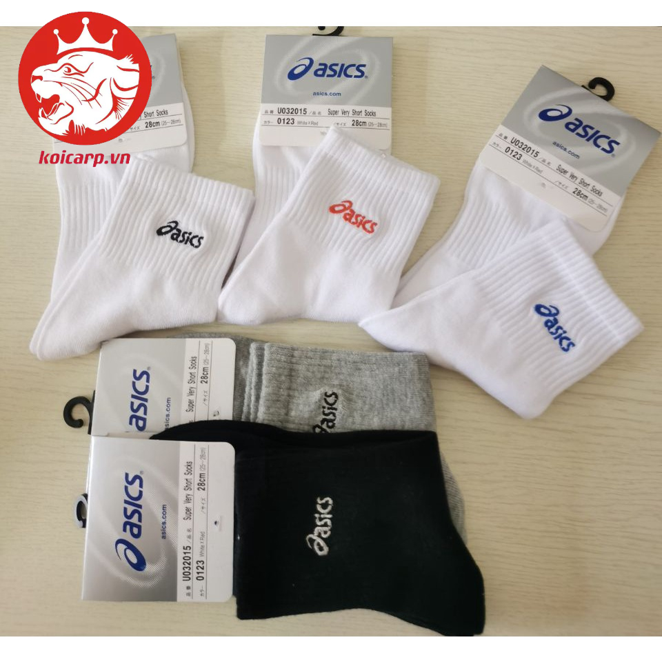 Vớ Thể Thao cotton Nguyên Chất Dày Dặn ASICS Cho Nam Chơi Cầu Lông / Bóng Chuyền