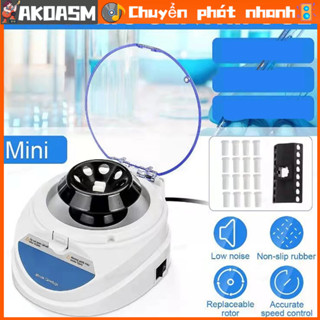 [Trọng Kho] Máy li tâm, 4000 vòng / phút để bàn di động có độ ồn tối đa 810xg cho phòng thí nghiệm 100‐240V AKOASM