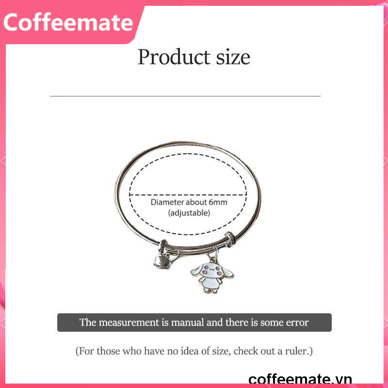 ⚡Vòng Tay Dây Xích Gắn Chuông / Thỏ / Hoạt Hình Sanrio Melody Chuông Hoạt Hình Dễ Thương Cho Nữ Sinh