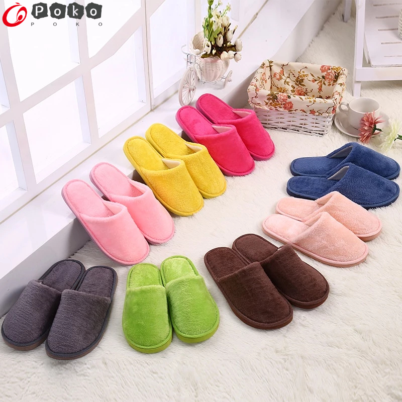 Mới Dép Bông Đi Trong Nhà Giữ Ấm Mùa Thu Đông